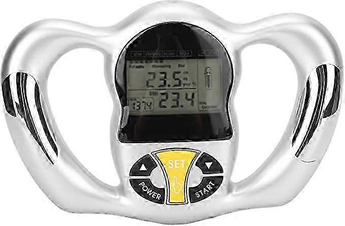 Digital Body Fat Analyzer for Personal Health, Calorie BMI Measurement, Handheld Digital Body Fat Loss Monitor, Portable Health Monitor with LCD Scree