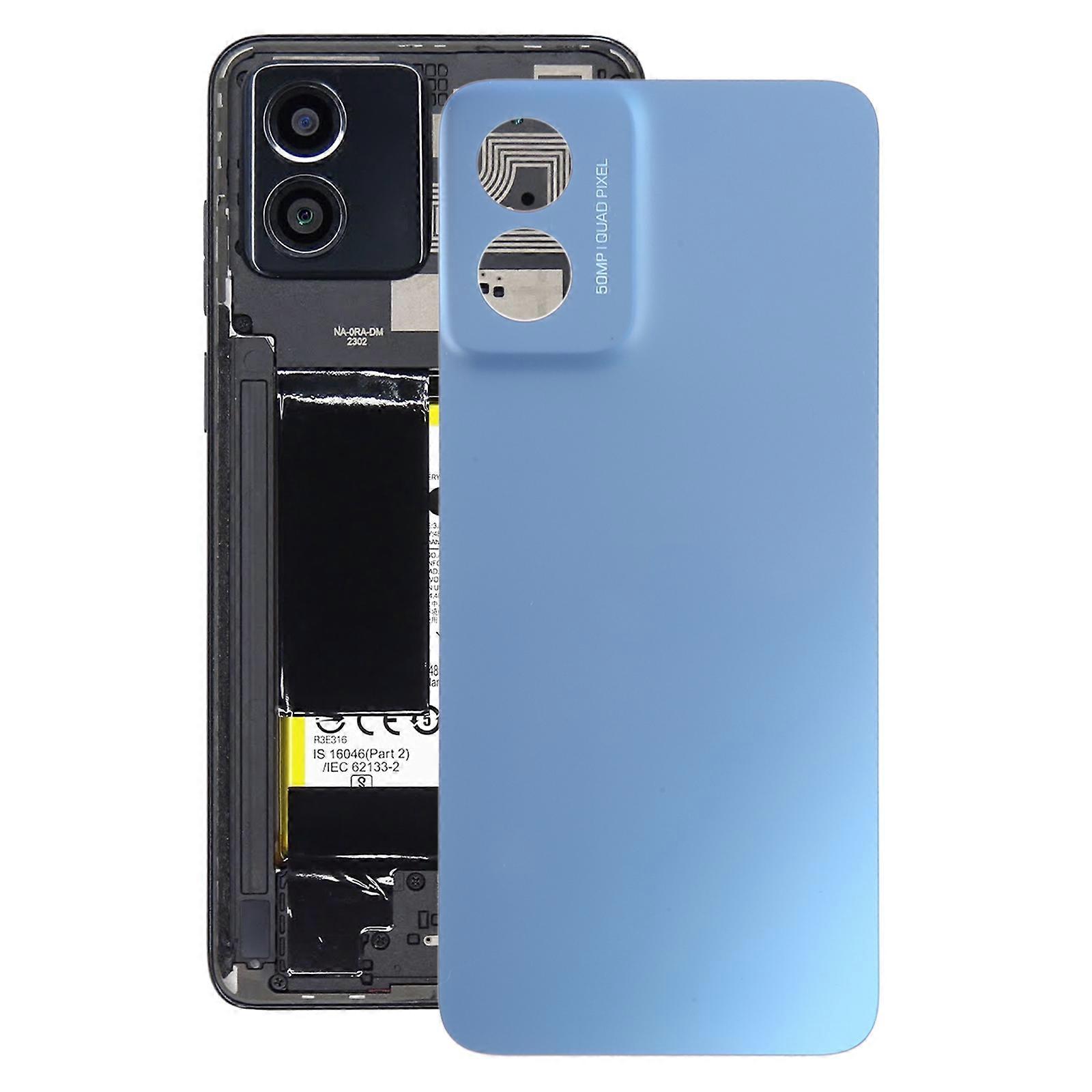 For Motorola Moto G Play 2024 COMPATIBLE Battery Back Cover(Blue)