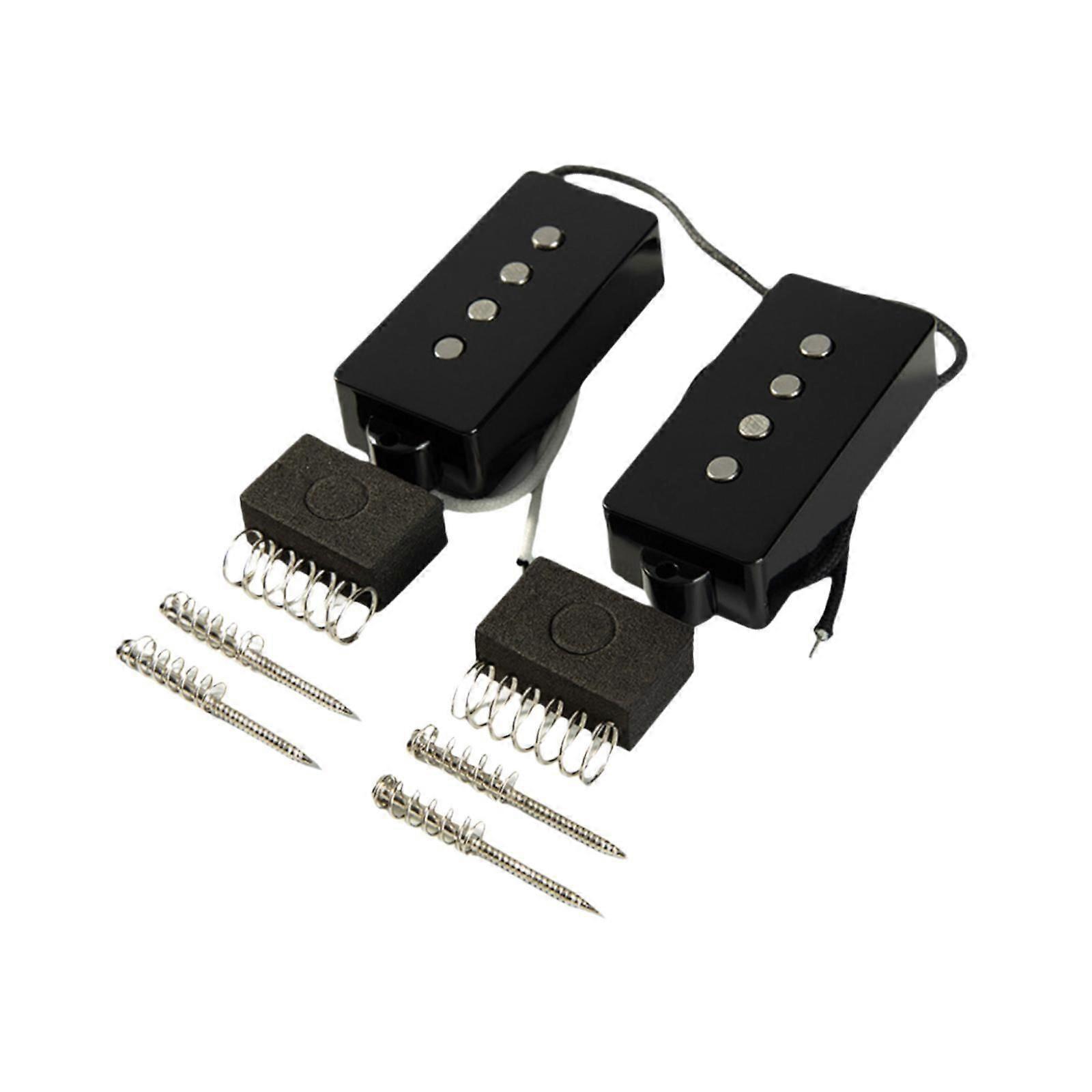 Alnico 5 Replace Part Lightweight Sturdy Guitar Pickup for 4 String P Basses