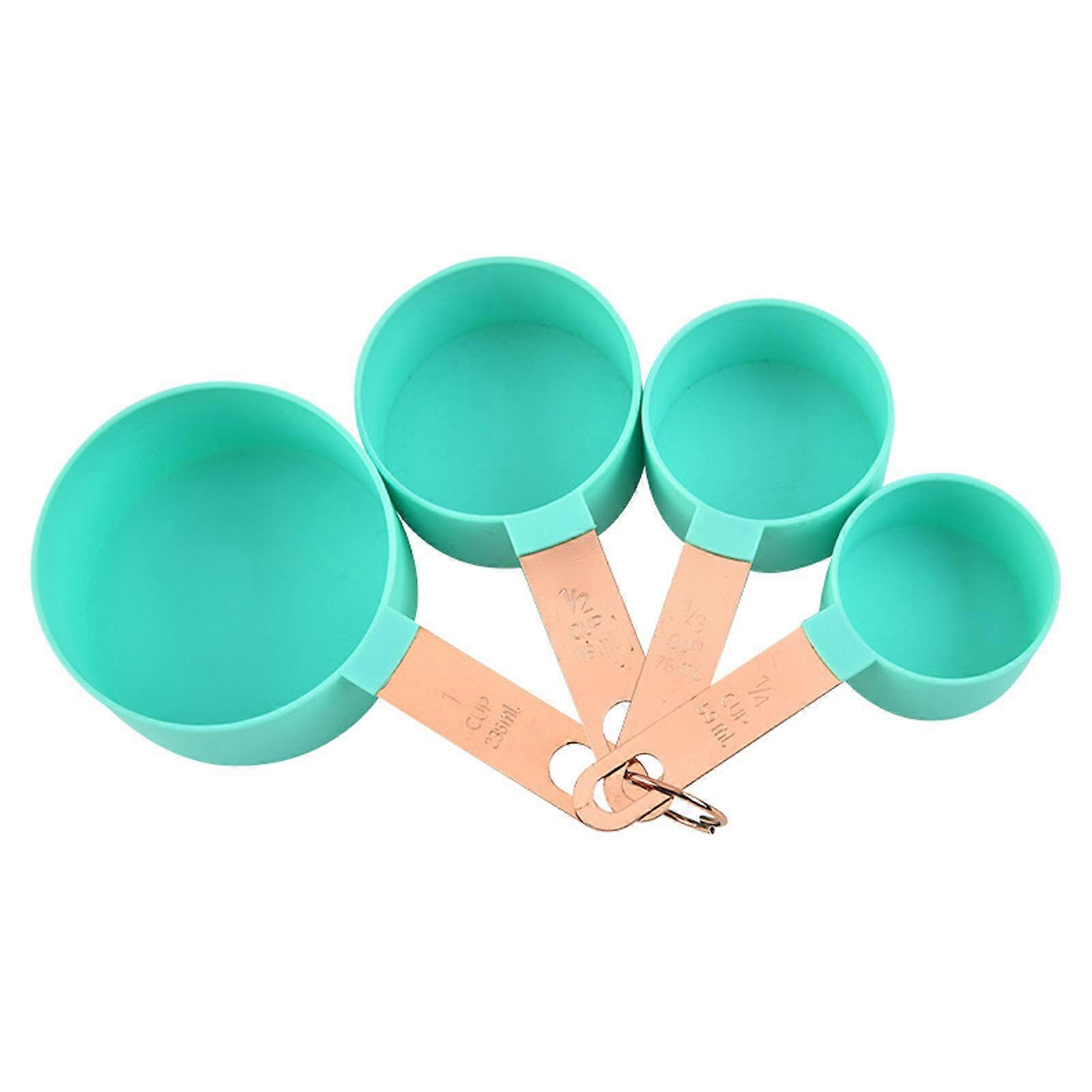 4 Pack Measuring Cups/Spoons Measuring Teaspoons Set Stainless Steel Material for Kitchen Cooking Baking Kitchen Gadgets