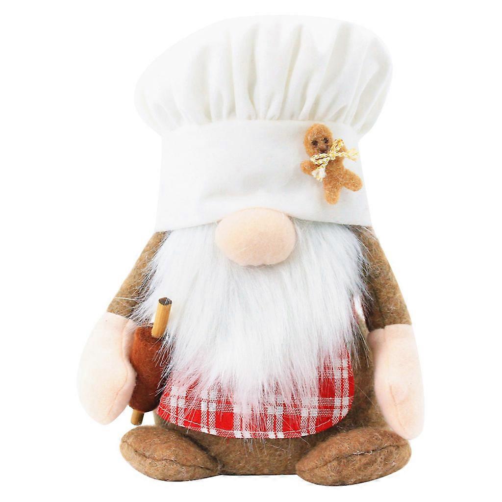 Chef Dwarfs Chef Gnome Ornaments Indoor and Outdoor Decorations Cloth Material Ornaments Dolls 2 Styles to Choose Gnomes
