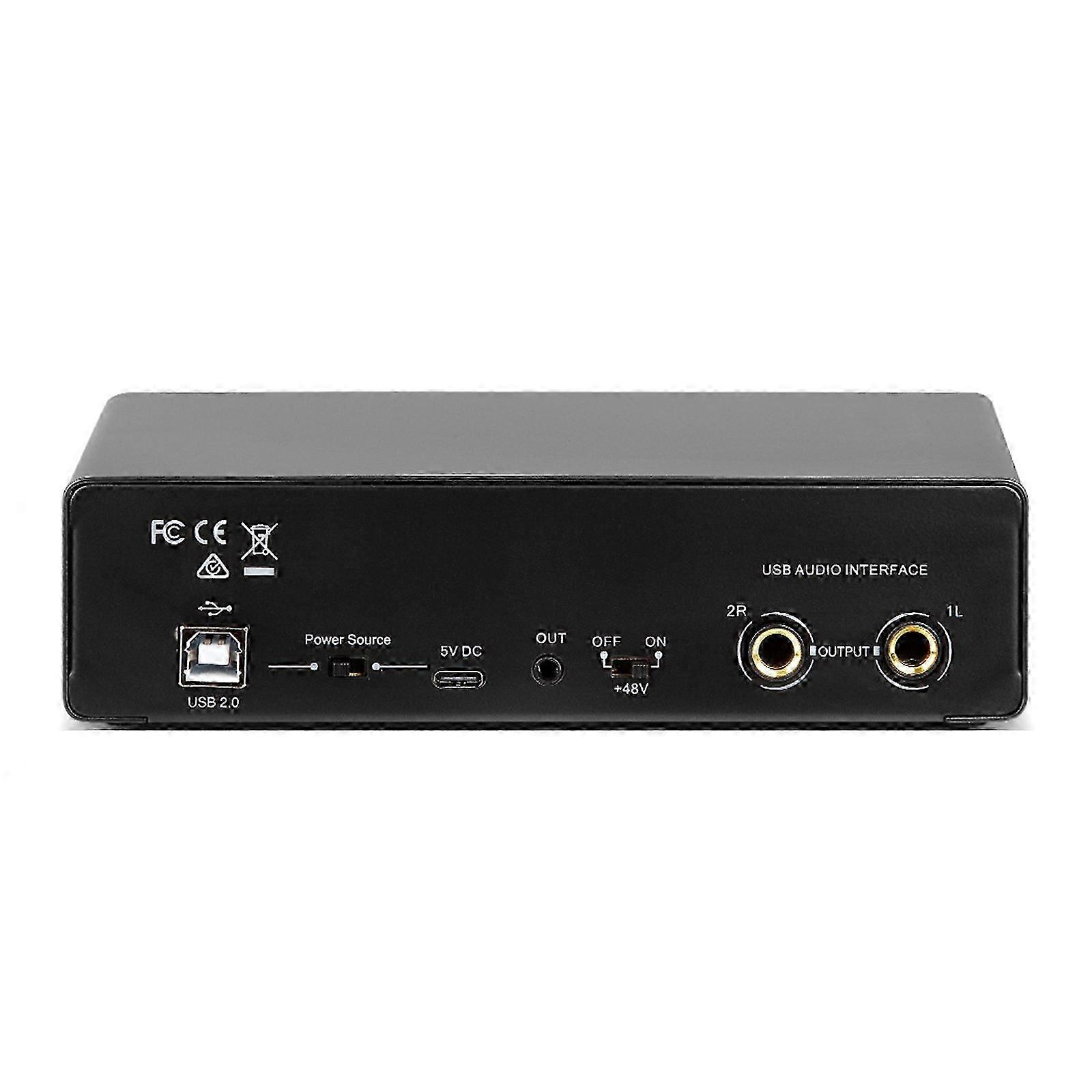 MD22 USB Audio Interface External Sound Card for Studio Singing Livestreamingqb USB