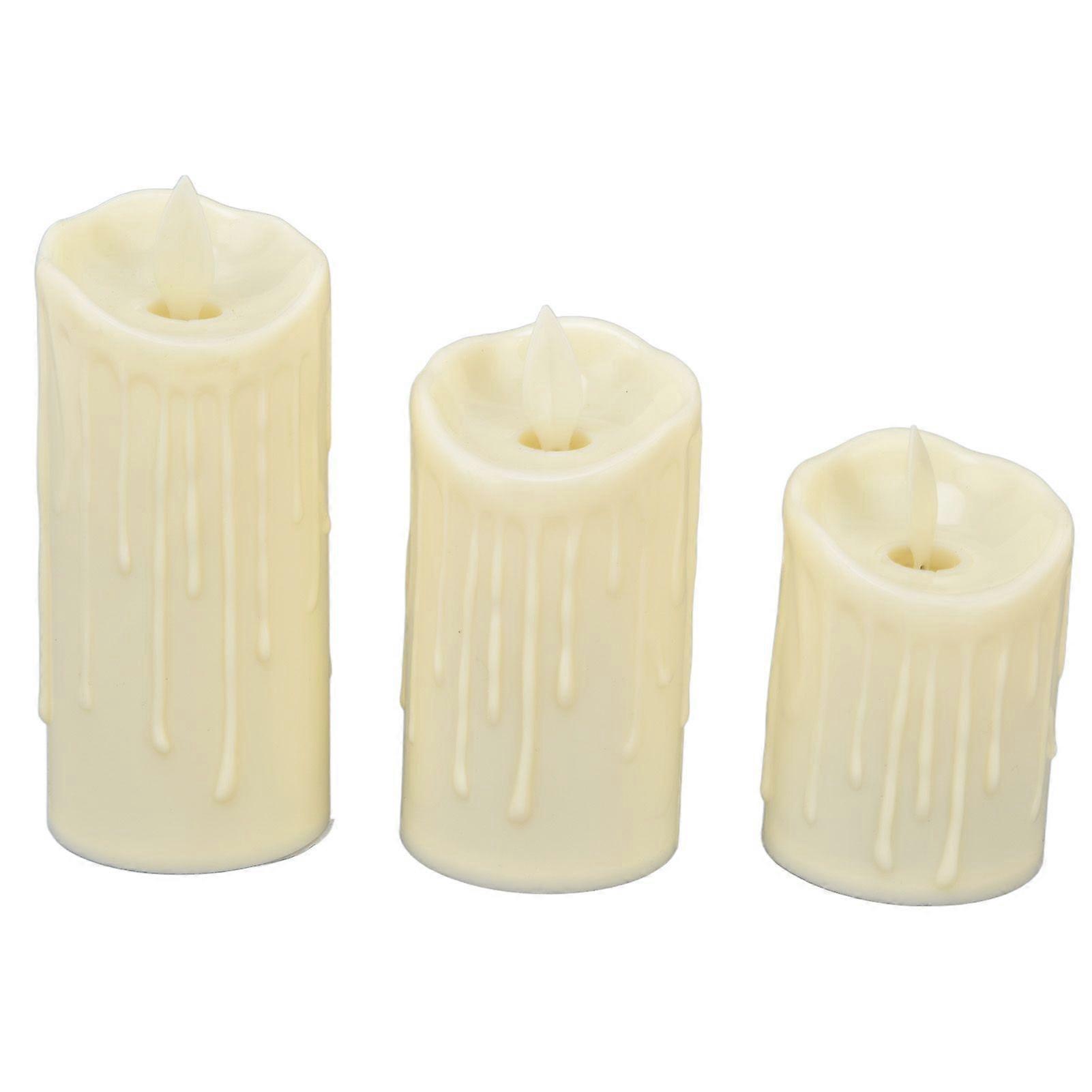 Candle Light Environmental Protection Simulation Design Fine Workmanship Battery Candles