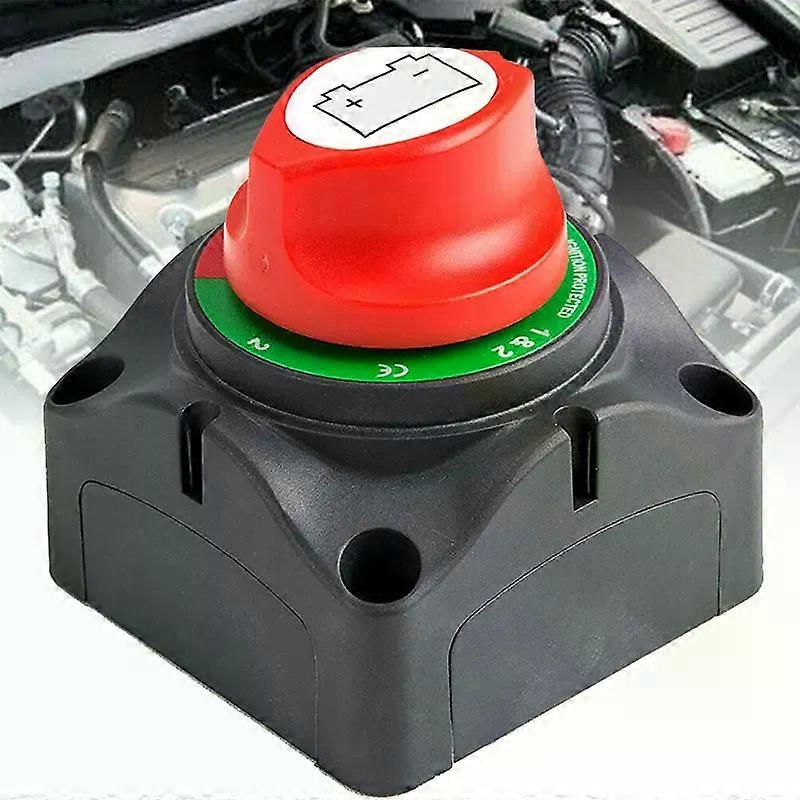 1pc High Quality Dual Battery Selector Switch Disconnect Power Cut For Marine Truck Boat Camper Rv Vehicles 1-2-Both-Off