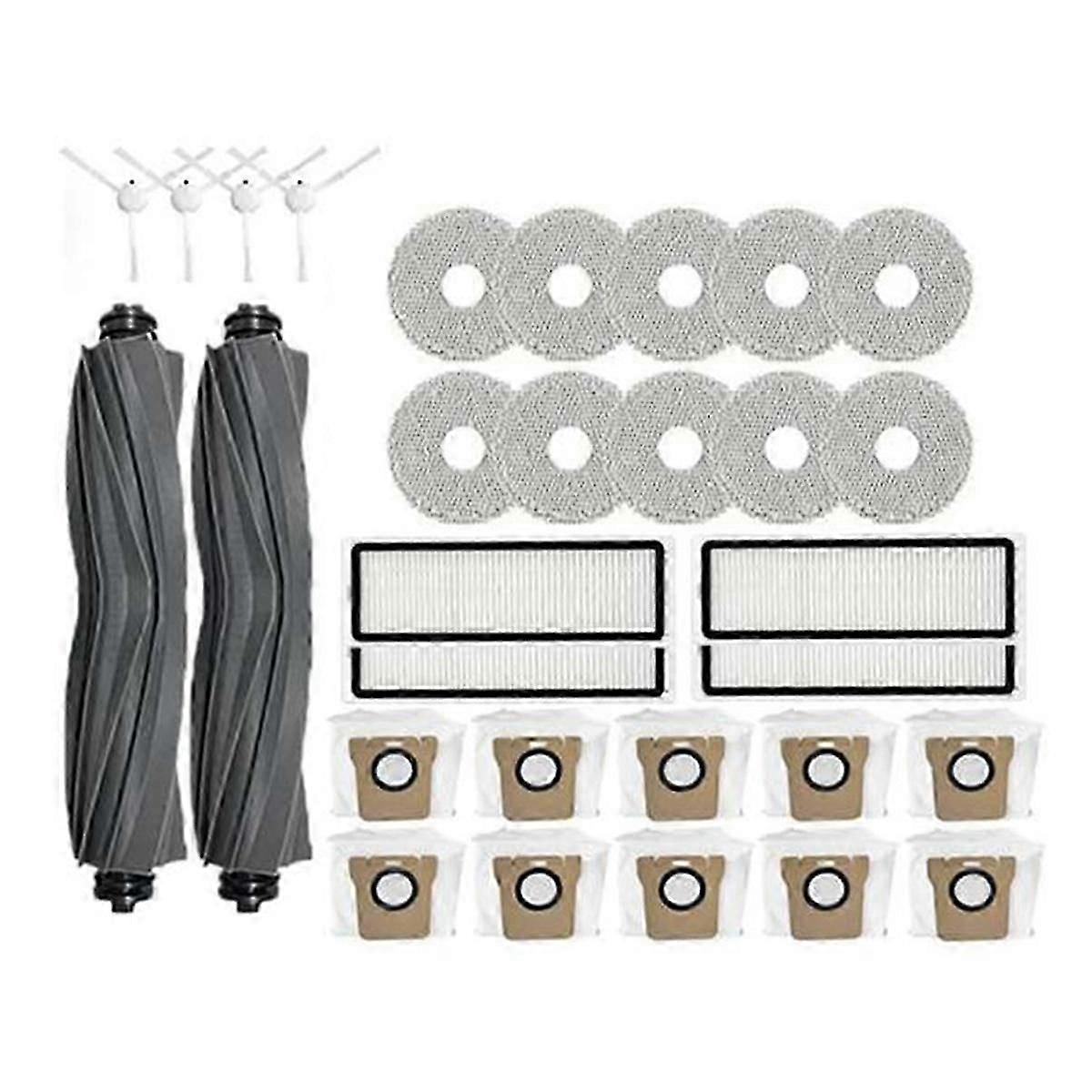 Compatible L10S Ultra S10 Pro Omni 1S B101CN Robot X10+ Robot Vacuum Main Side Brush Hepa Filter Mop Cloth