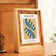 Acrylic wood photo frame, A4 table setting ins creative trapezoidal table