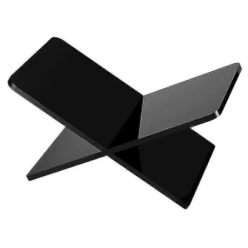 Acrylic Book Holder X-shaped Display Stand For Cookbook Recipe Menu Magazines Storybook Holder For D