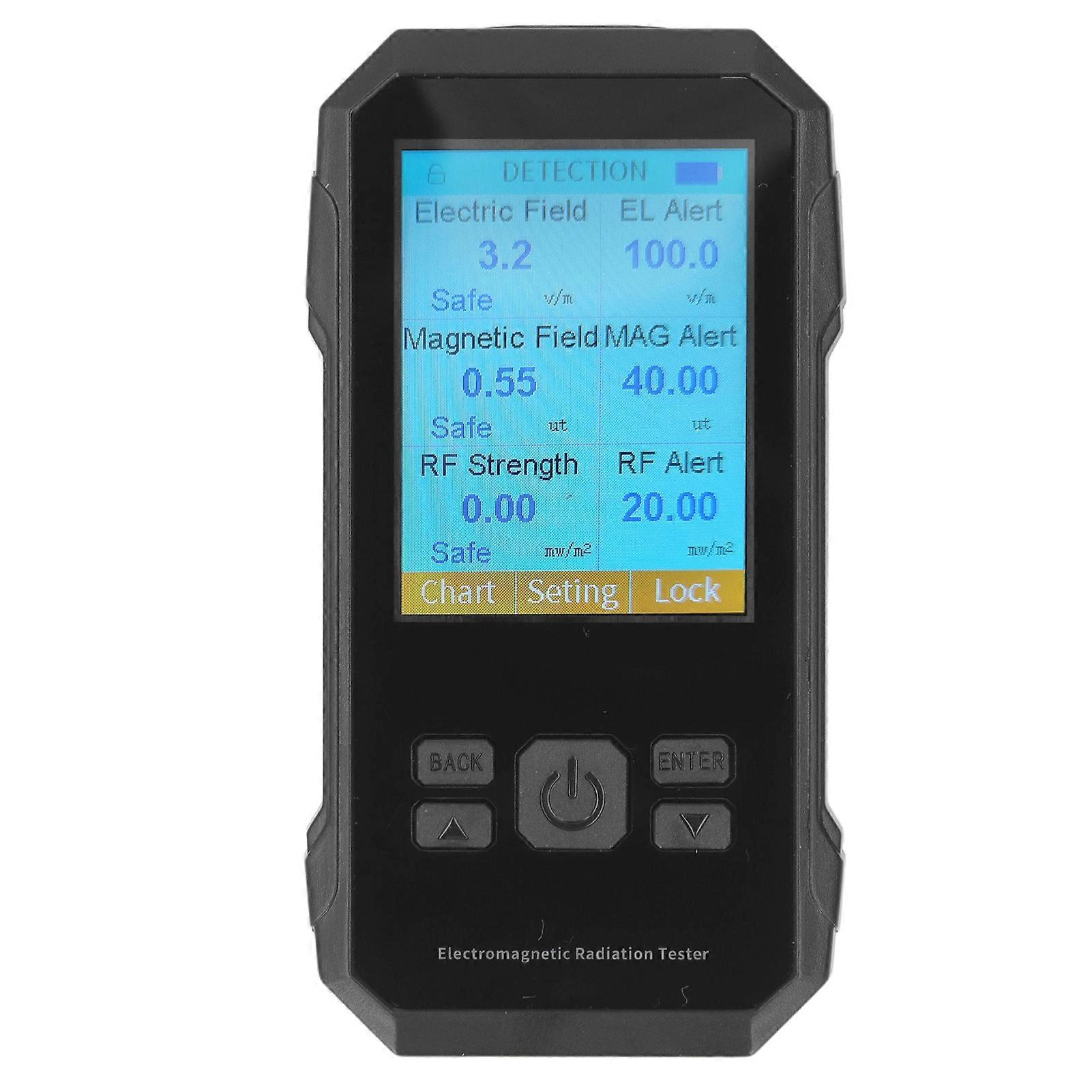 EMF Tester, Electromagnetic Radiation Monitor, High Accuracy Electromagnetic Field Radiation Detector for Kitchen Office Industry Ghost Hunting IJ5JN