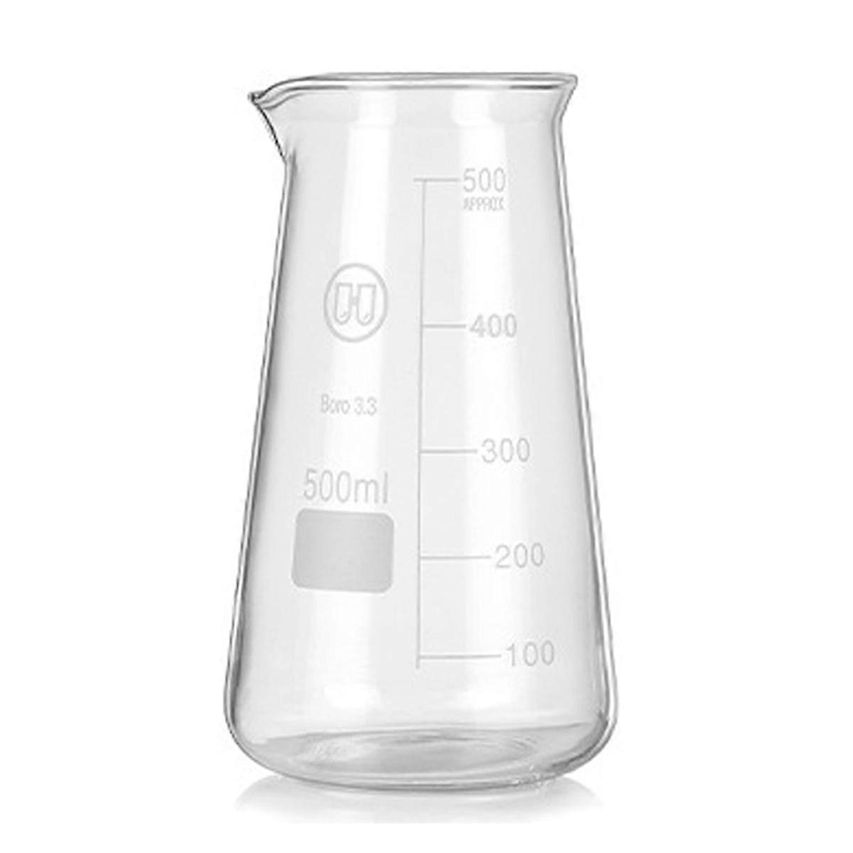 Borosilicate Glass Three Scales V-Shaped Spout Clear Measuring Cup (OZ, Cup, ML/CC) Easy To Read Kitchen Tools