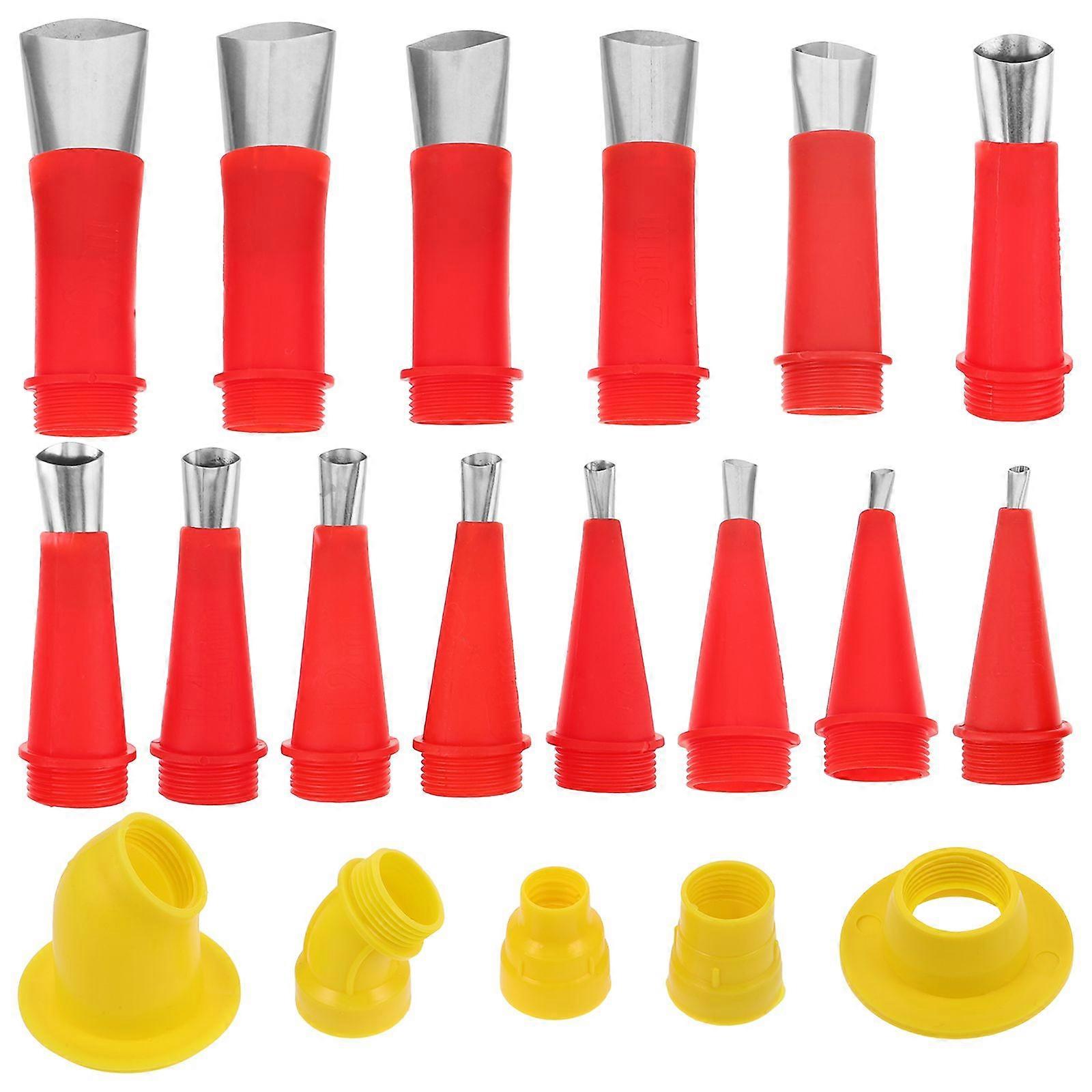 1 Set Caulking Sprayer Tip With Removable Base For Precise Application Of Epoxy Resin And Silicone Sealant Plastic Nozzle Kit For Crafting And Home Im