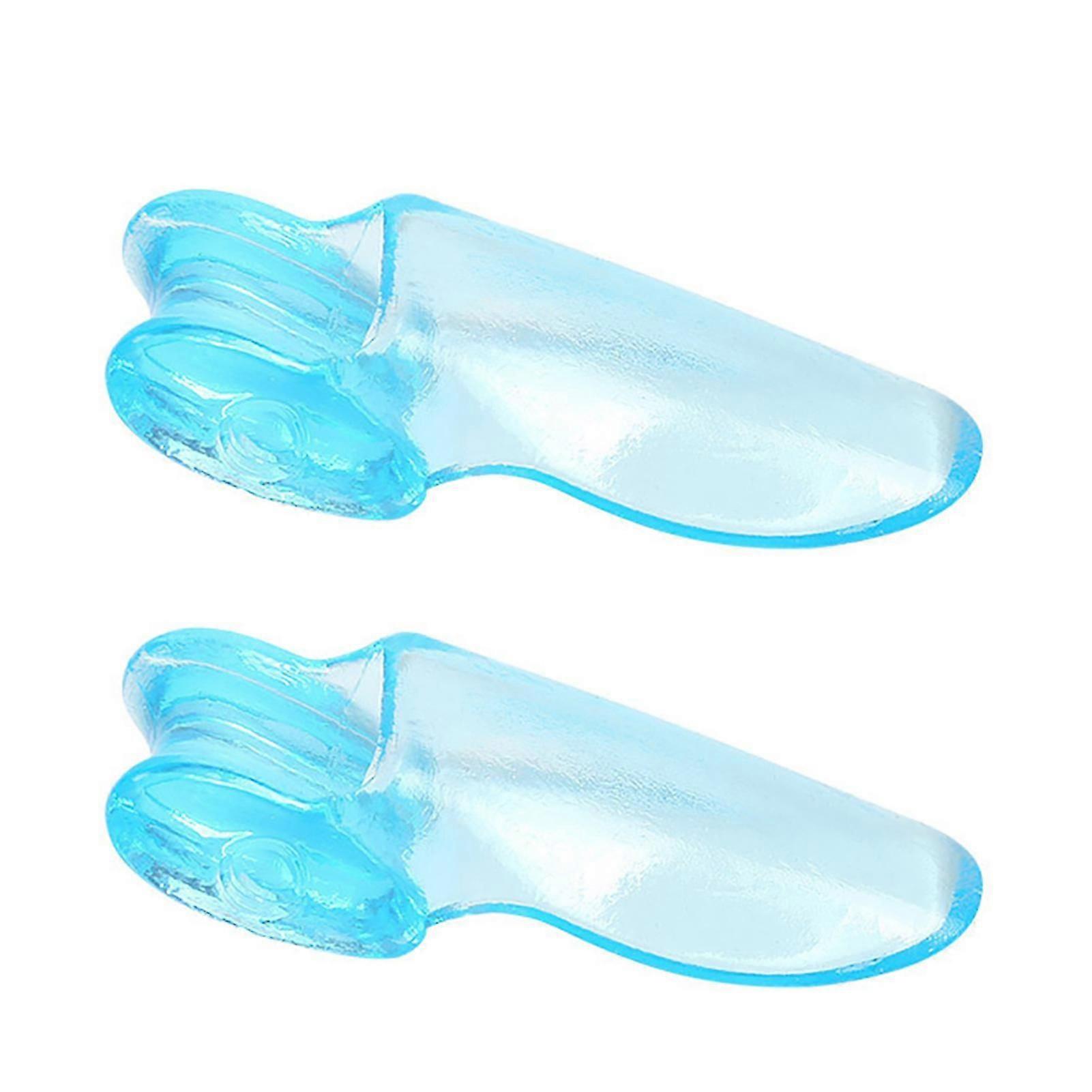 Unisex Thumb Corrector Soft Silicone Single hole Toe Separator Straightener