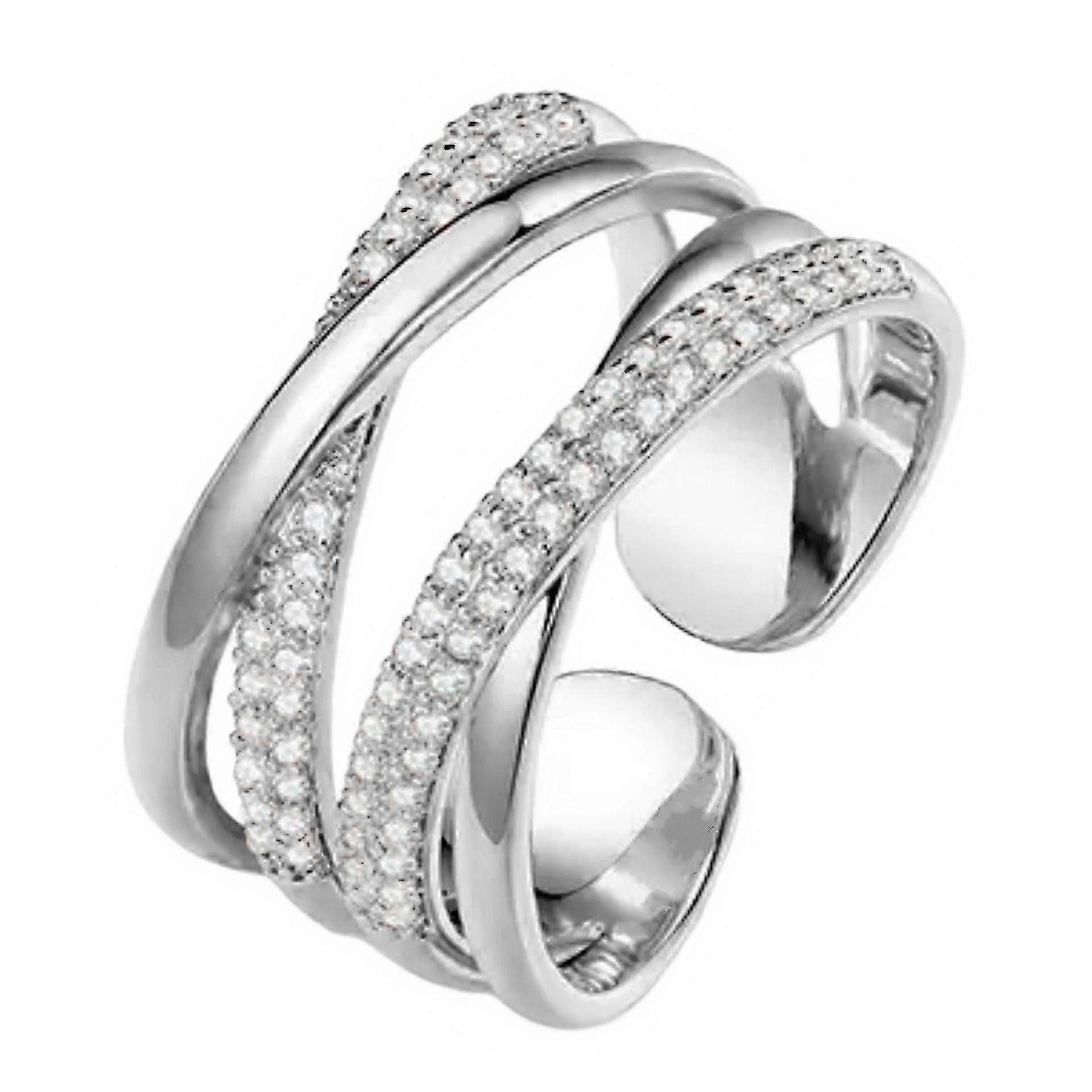 Double Open Wrap Intertwined Ring
