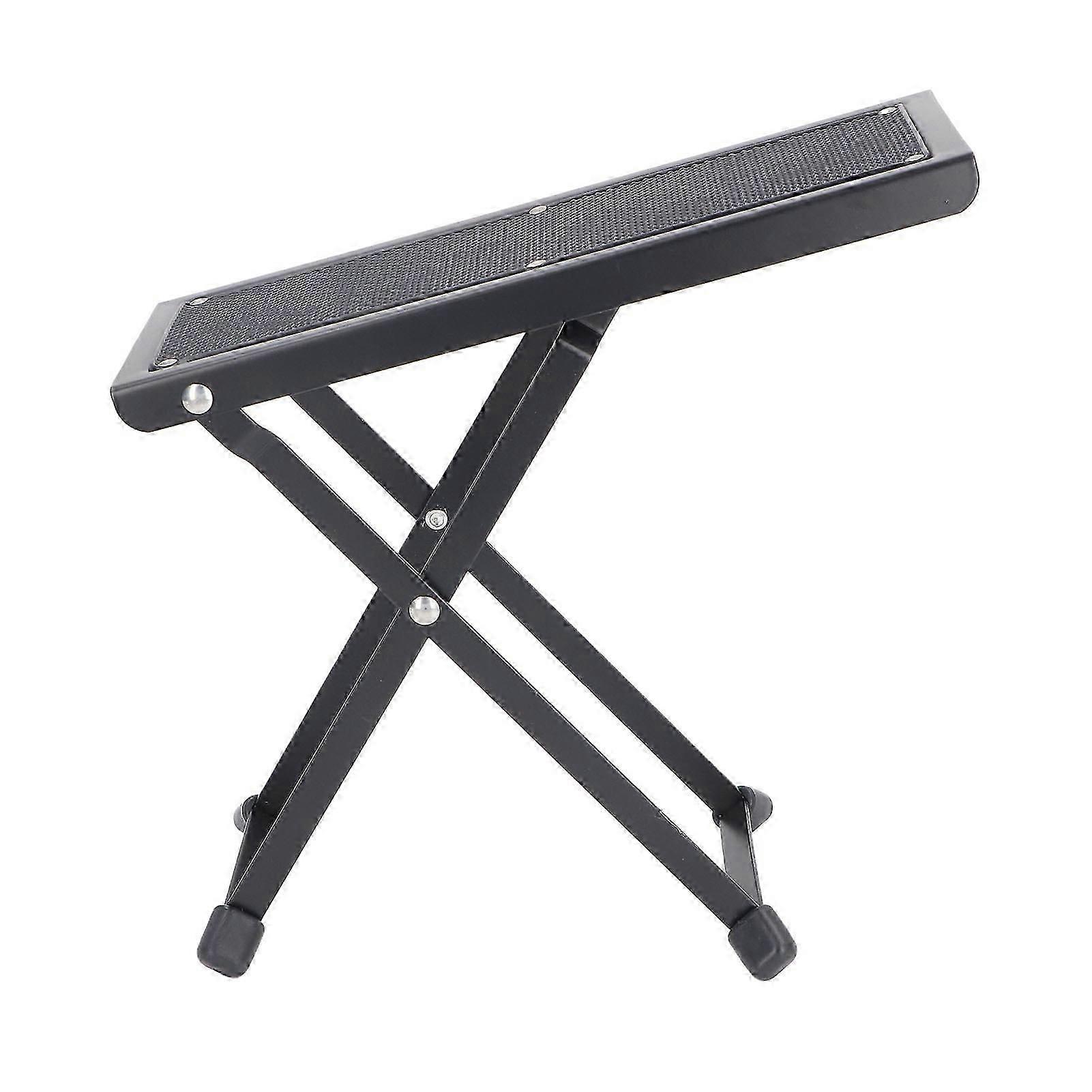 Exquisite Shower Foot Stool 4 Height Adjust Slip Resistant Alloy Shower Foot Rest Bench with Toe Separator for Bathroom