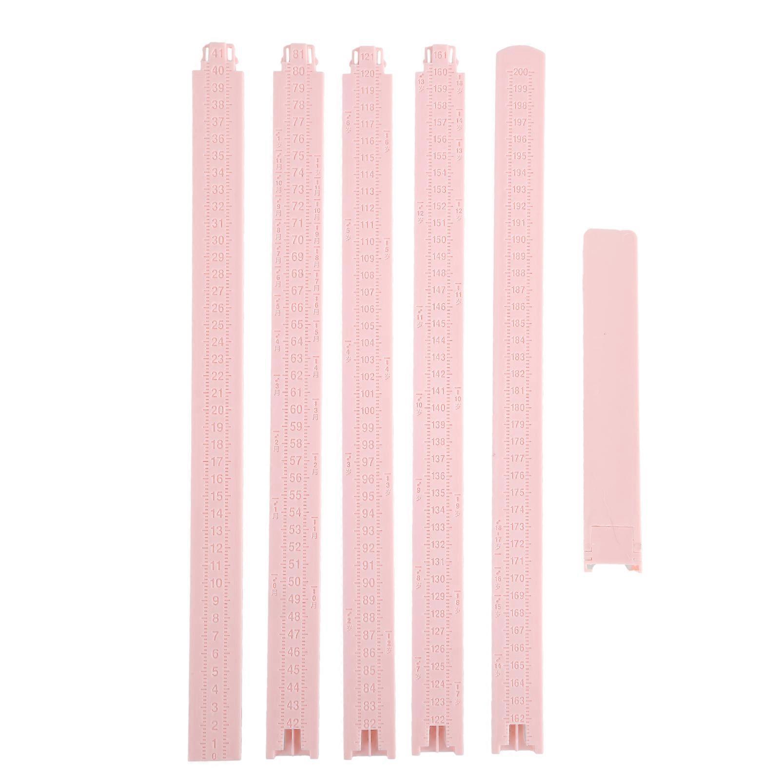 Growth Chart for Wall Height Chart for Kids Height Measurement for Kids Height Ruler Measurement Growth Chart for Baby Pink