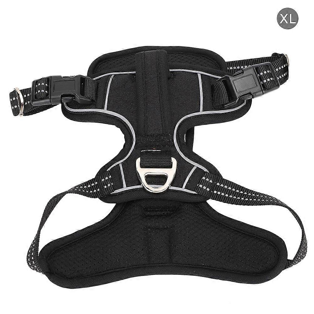 Pet Dog Sport Harness Traction Vest With Vertical Handle, Explosion-Proof, Adjustable Size, Durable Material