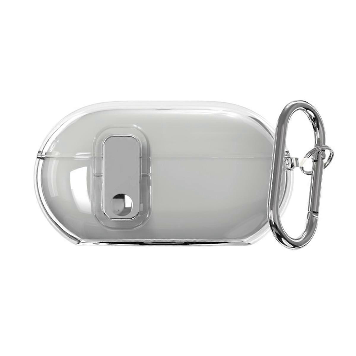 Lock Buckle Case for Solo Buds Transparent Electroplated Button Protection Soft Case for Solo Buds