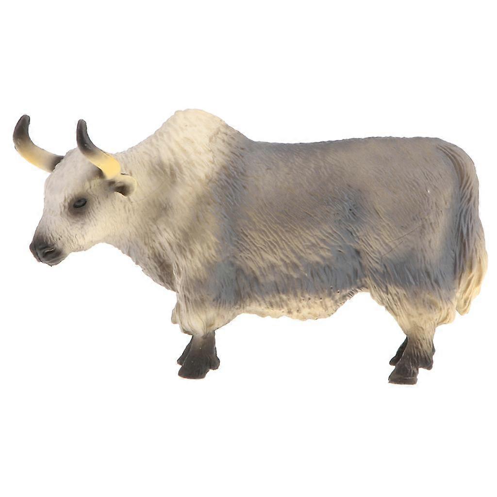 5.6\\\\\\\\\\\\\\\\\\\\\\\\\\\\\\\" White Standing Bos Grunniens Model