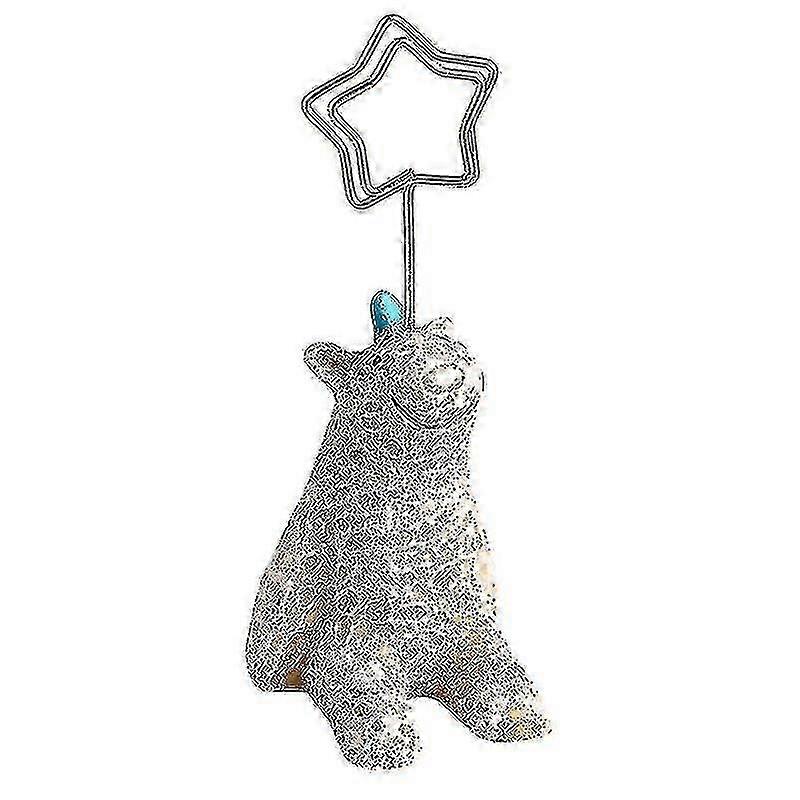 فريد من نوعه حامل بطاقة عمل الحيوان لمكتب مذكرة الصور كليب عدد موقف ديكور