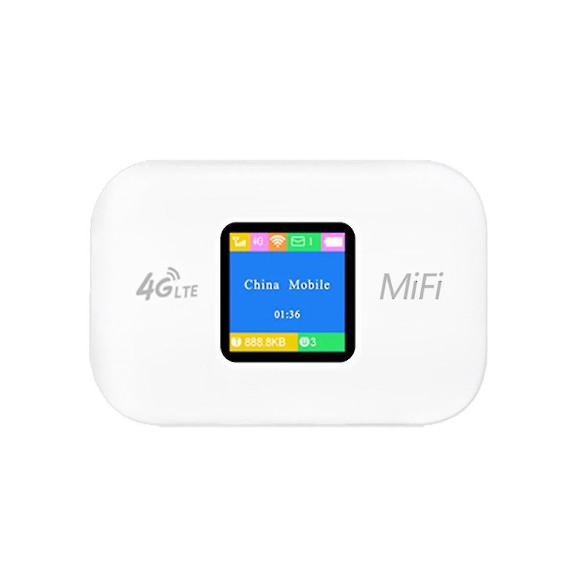 4g Mifi Pocket Wifi Router With Colour Screen 150mbps 3000 Mah 2.4g Car Mobile Wifi Wireless Hotspot With Sim Card Slot