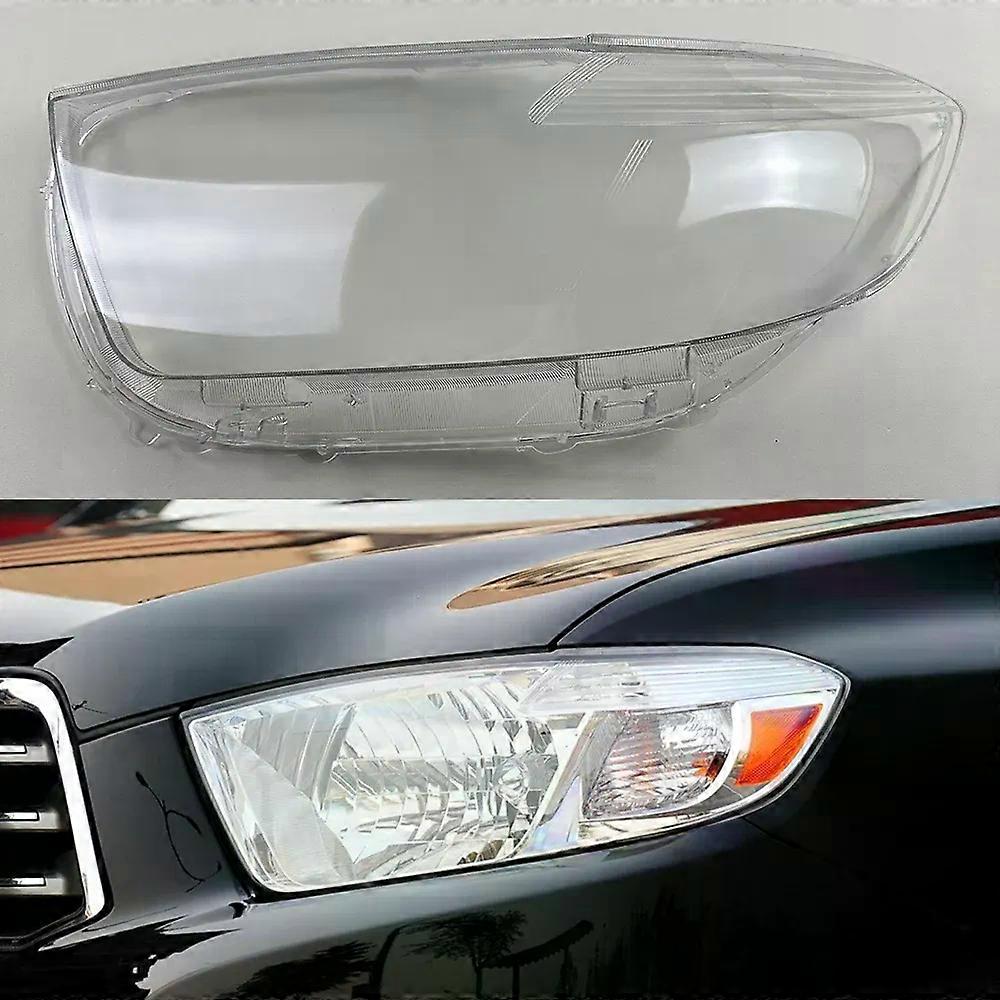 Για Toyota Highlander 2007, 2008, 2009, 2010, 2011 Κάλυμμα προβολέων, Φακός κελύφους, Plexiglass, Αντικαταστήστε το αρχικό αμπαζούρ