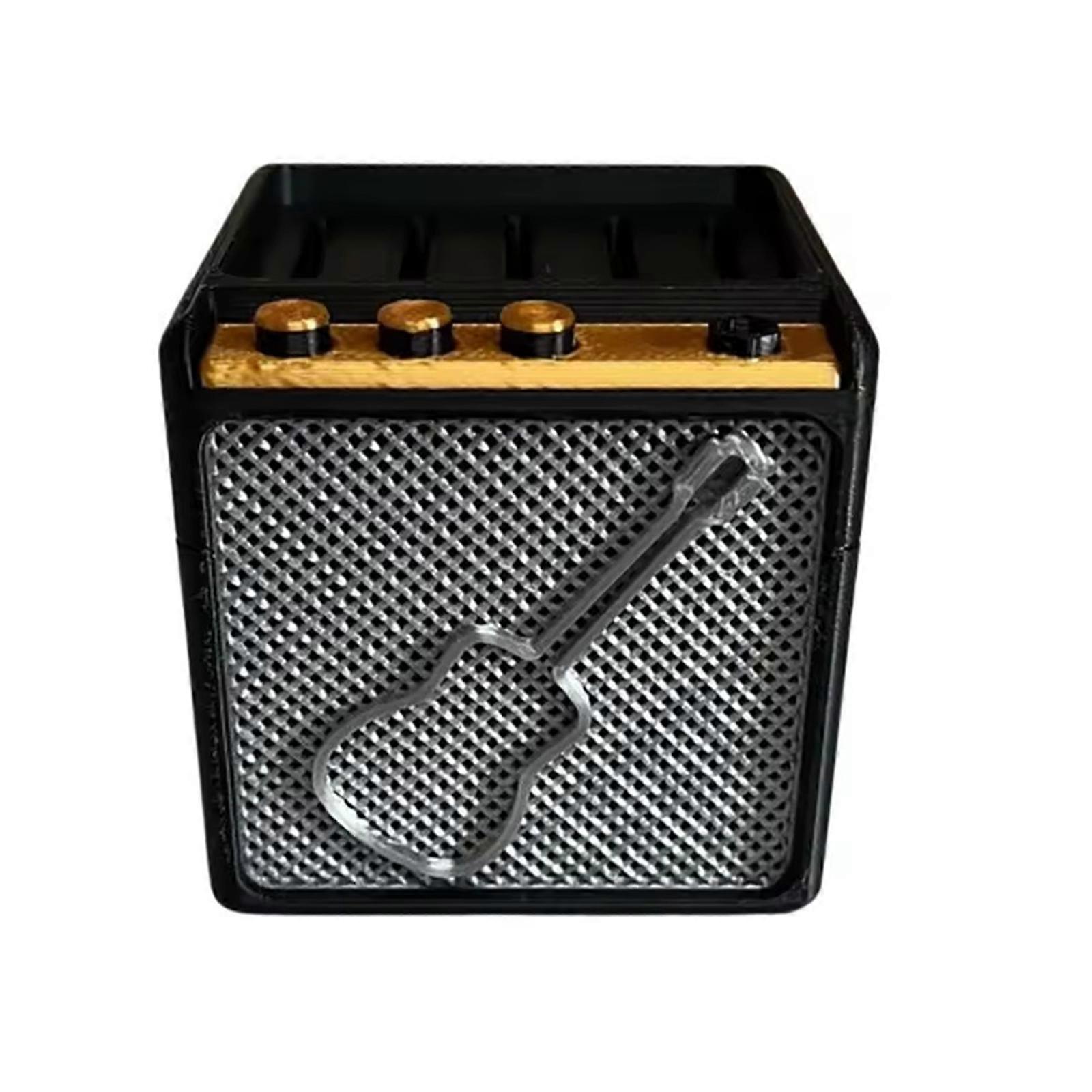 Pick Storage Box Display Stands Container Speaker Shape Guitar Plectrums Cases Guitar Pick Collector Guitar Accessories