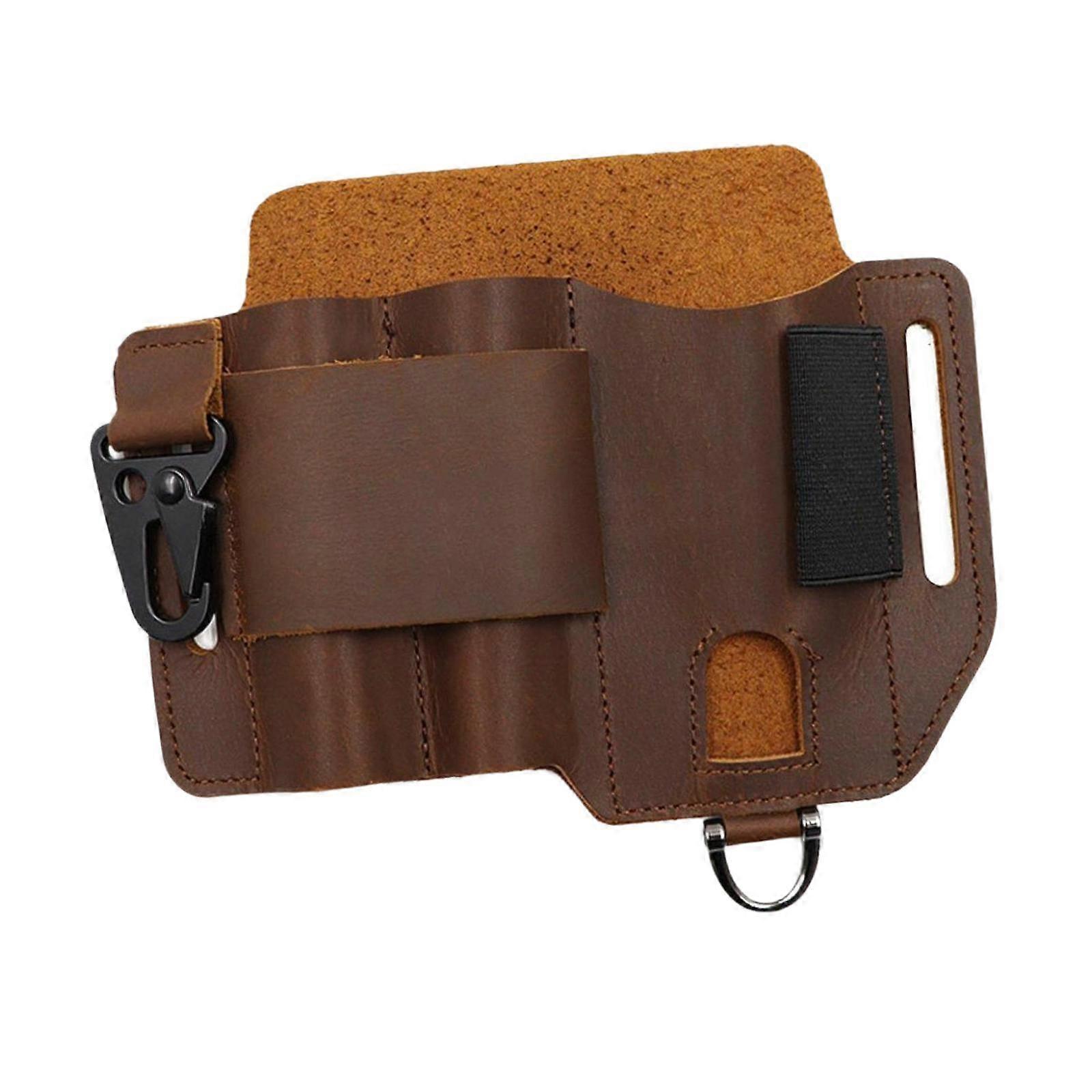 PU Leather Multitool Sheath Compact Multitool Pouch for Outdoor Camping Work