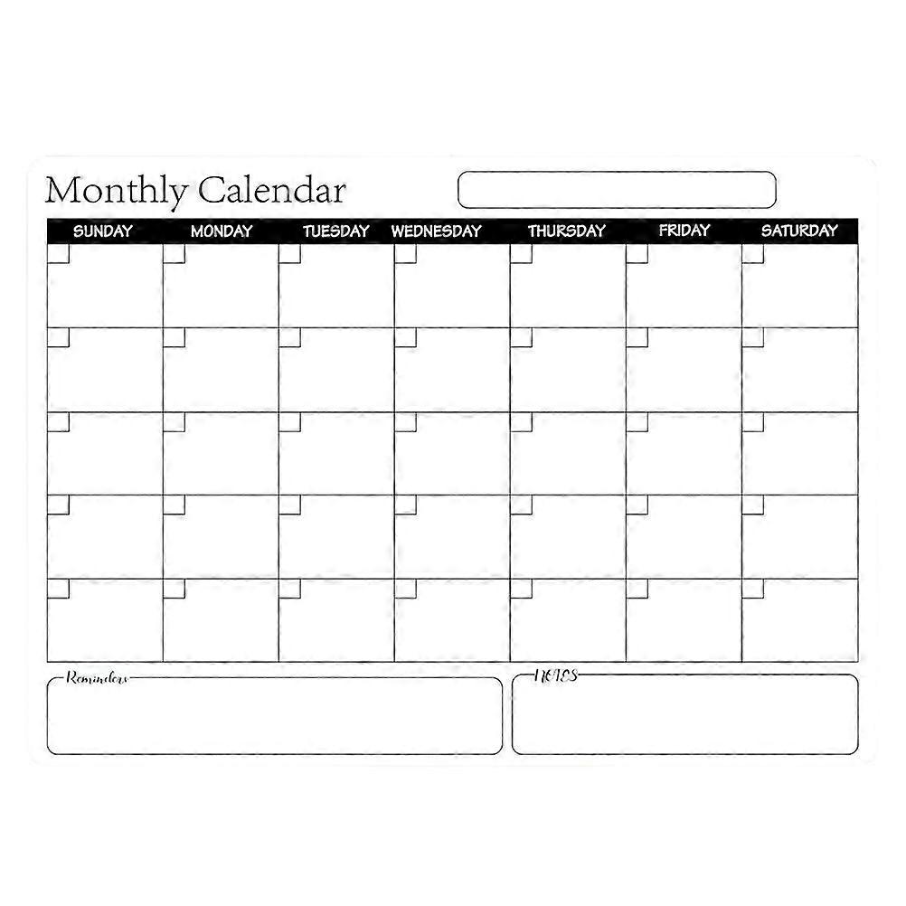 書き換え可能な磁気ホワイトボード冷蔵庫カレンダーメッセージボードマンスリープランナーボード