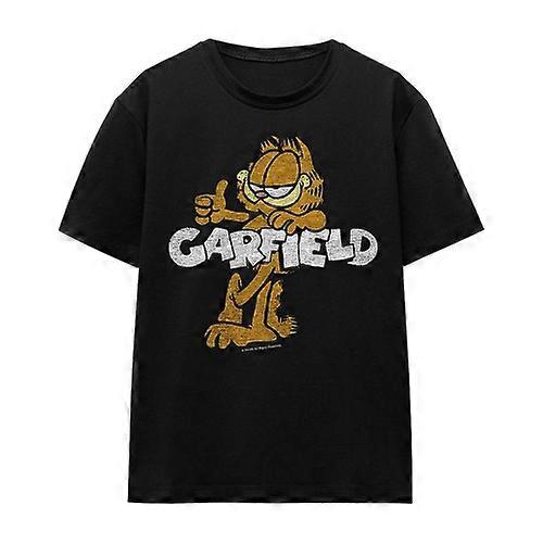 ガーフィールド ユニセックス アダルト ガーフ レトロ Tシャツ