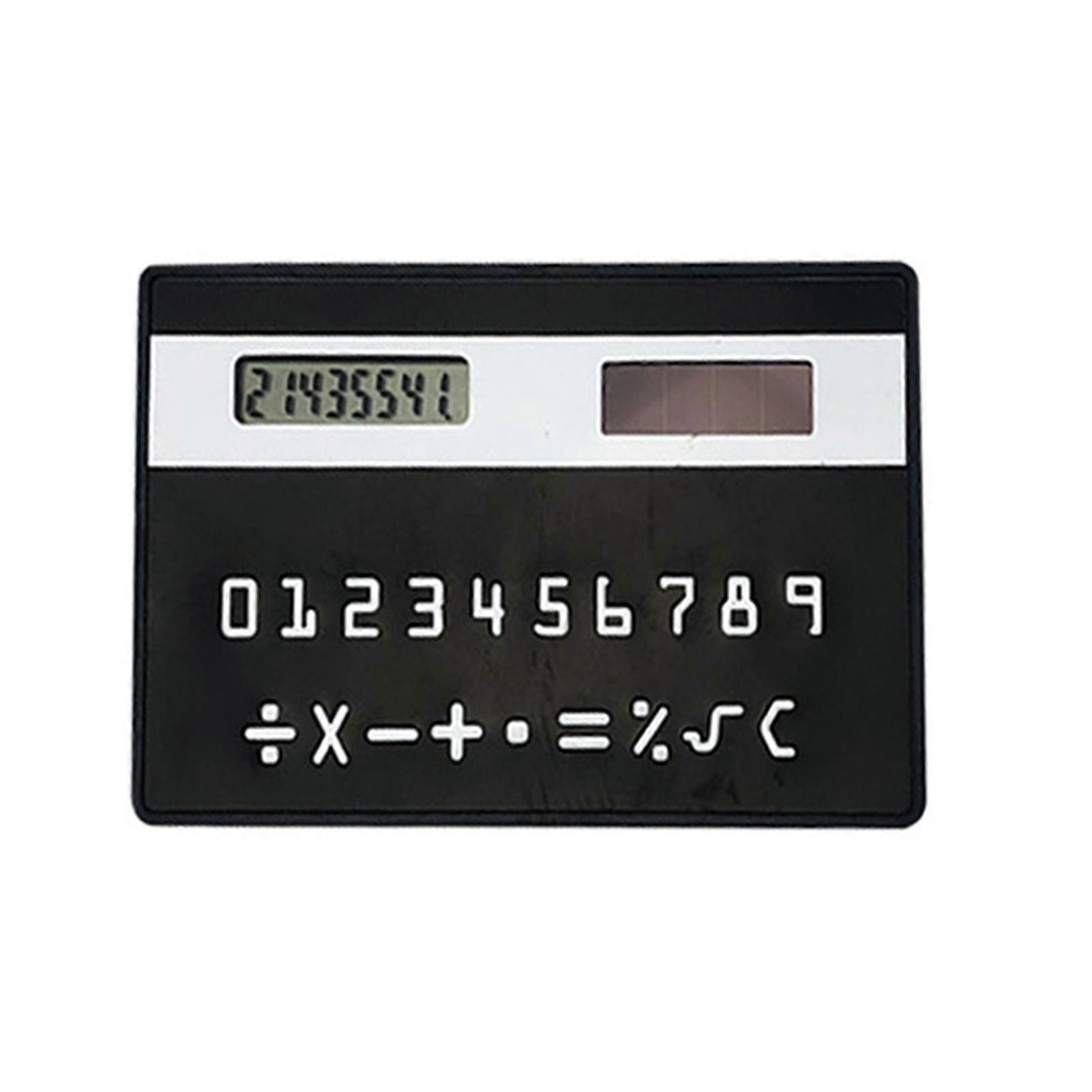 Student Calculator Creative High Accuracy Solar Powered 8-Digit Display Mini Calculator School Supplies