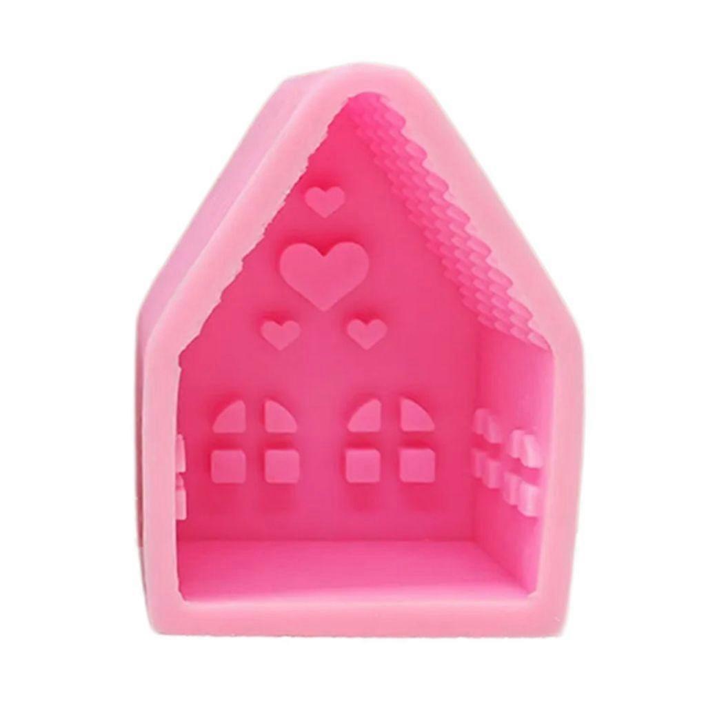 House Shaped Candle Molds for Making Candle Home Table Decorations