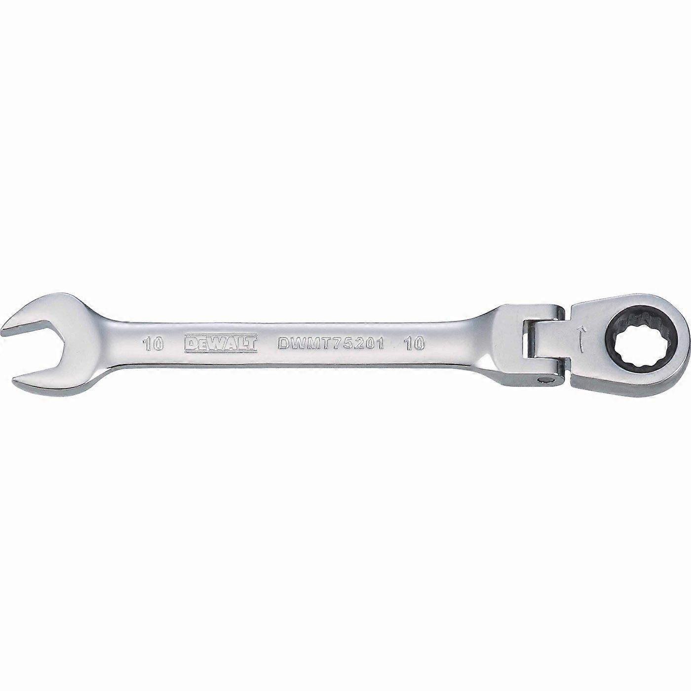 DWMT75201OSP Flexible Handle Ratchet Comb Wrench 10 Mm
