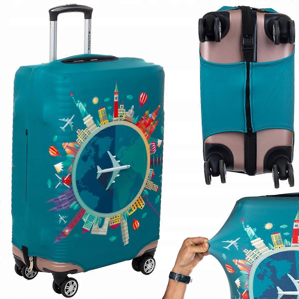 Protective Cover For Travel Case Black Large Elastic 70*50*30cm