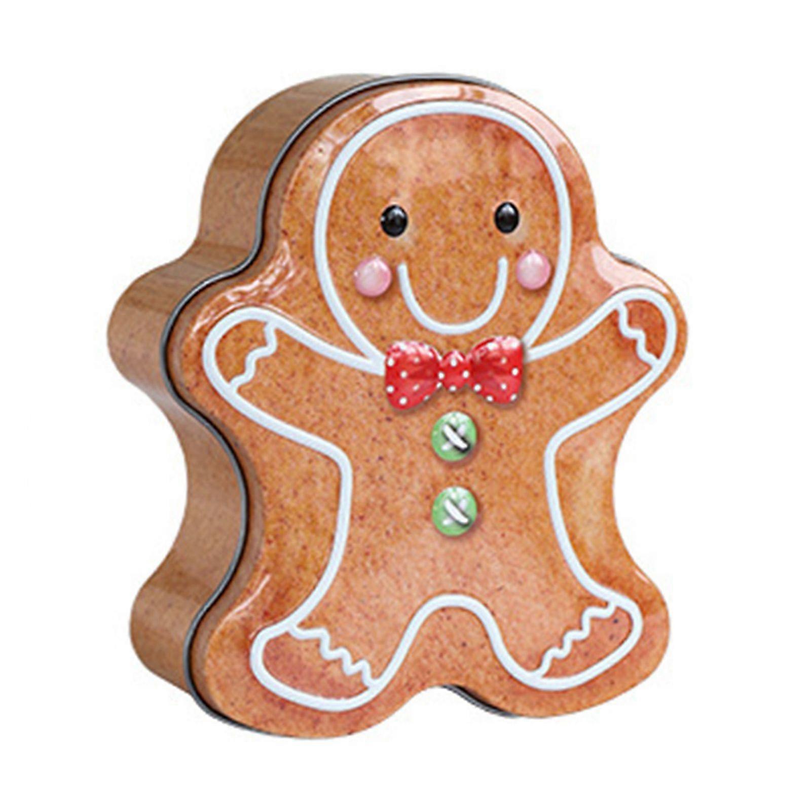 Christmas Tinplate Storage Case, Candy Biscuit Cookie Box for Holiday Decor