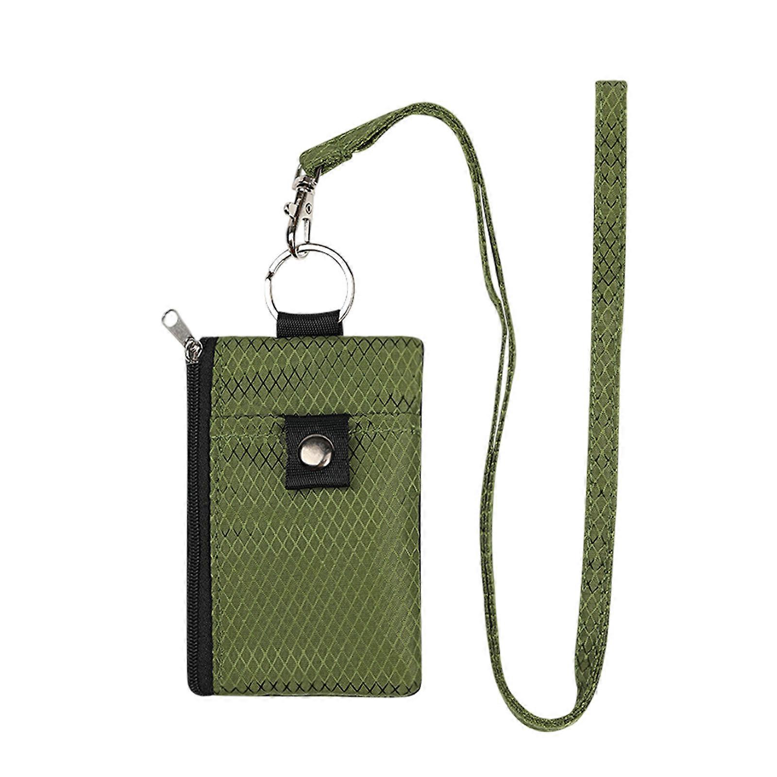 Multifunctional Card Key Chain Brush Mini Wallet Small Card Can Be Hung Around The Neck QuickPack