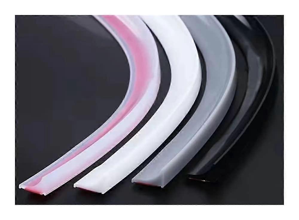 Shower Tray Sealing Strip for Frameless Showers, Waterproof Bathroom Threshold Water Barrier, 1 Inch Width
