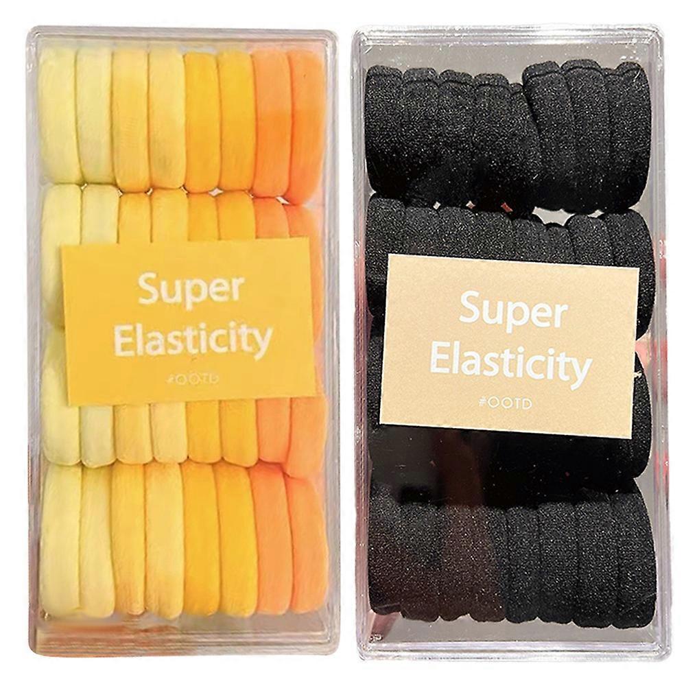 64 قطعة ربطات شعر للنساء ، أشرطة شعر غير ملحومة ، حاملات ذيل حصان مرنة ، إكسسوارات شعر للفتيات على الطراز 5