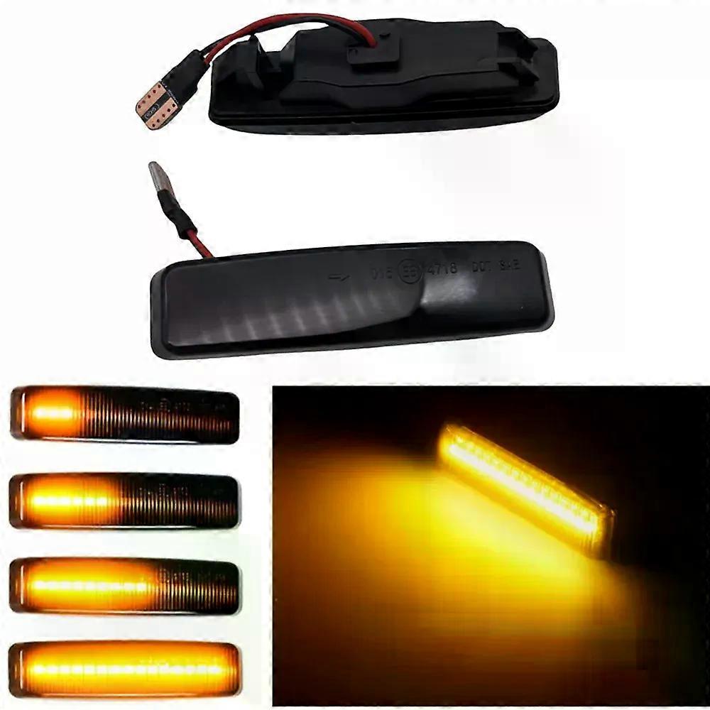 1pair Sequential Blinker Lamp LED Dynamic Side Marker Turn Signal Light For BMW 5 Series E39 1995-2003 all models M5 1998-2003