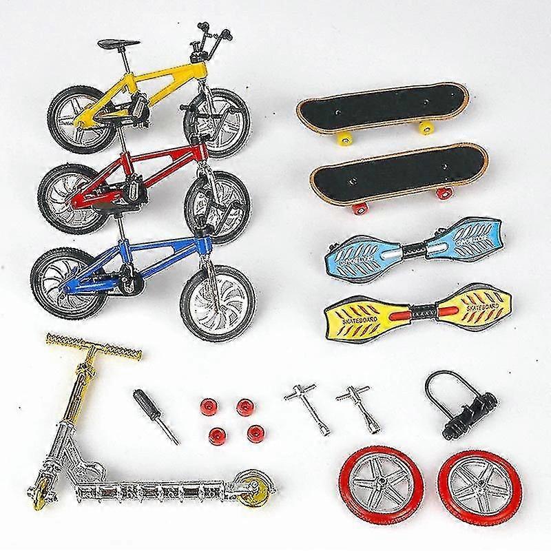 Creative Mini Alloy Bicycle Modelo Toy Finger Bicycle Scooter