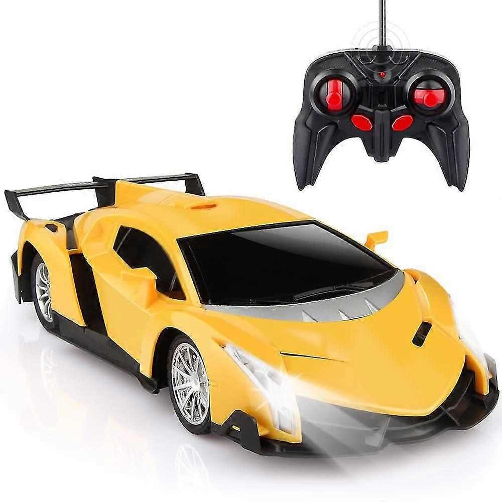 Remote Control Car,rc Car 1:16scale 8-10mph High Speed Vehicle(yellow)