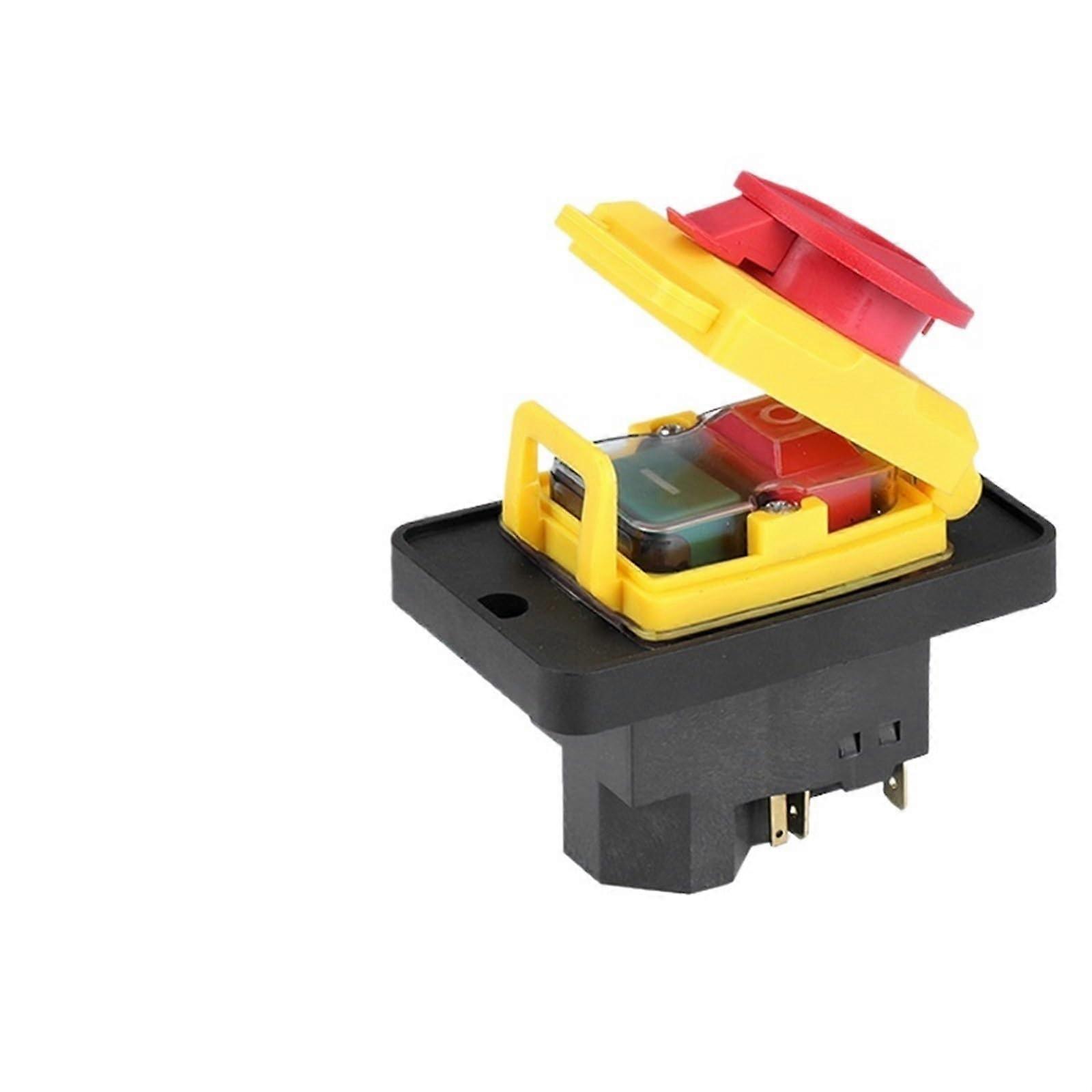 YCZ4A electromagnetic 400V 7Foot Power Failure undervoltage Power Failure Protection Garden Tool Emergency Stop Button Switch KJD18