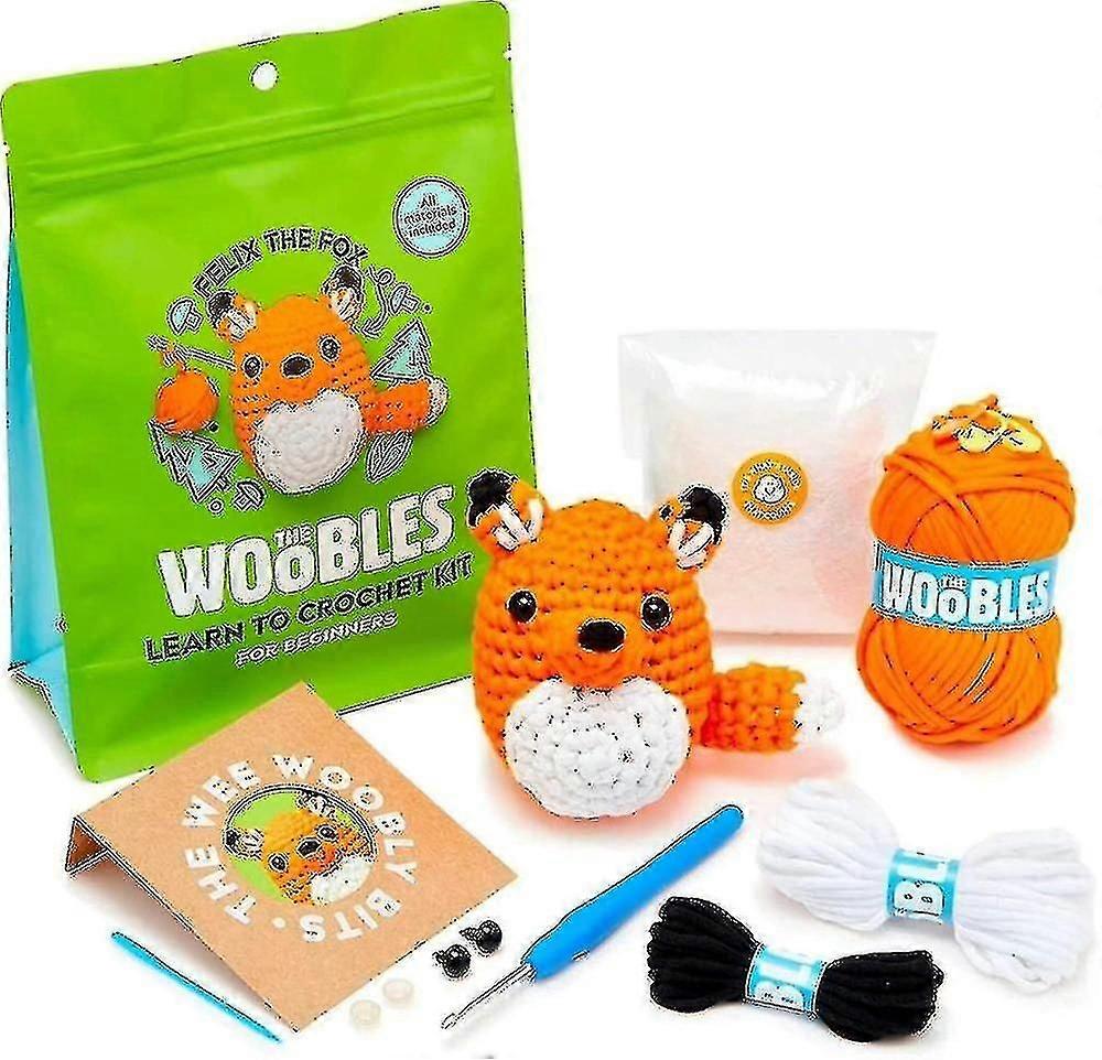 Crochet Kit For Beginners Diy Crochet Stuffed Animal Kit Beginner Crochet Kit