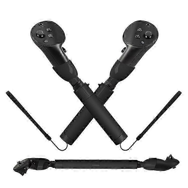 DEVASO Golf Handle Controller Extension Grip for Meta Quest Pro VR Headset-Black