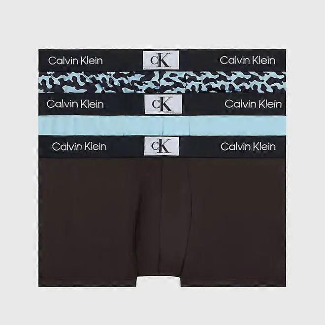 Calvin Klein 3 Pack Ck96 Microfibre Low Rise Trunks - Multi