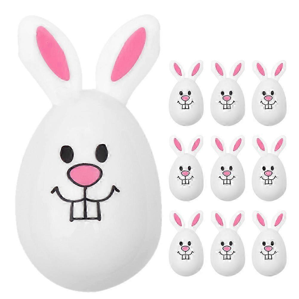 10pcs Fillable Easter Eggs Rabbit Shape Eggs Openable Eggs Fillable Eggs Candy Holder