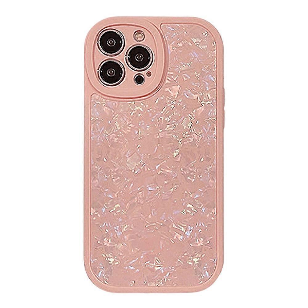 For iPhone 15 Pro TPU Case with Shell Pattern Shockproof Phone Back Cover