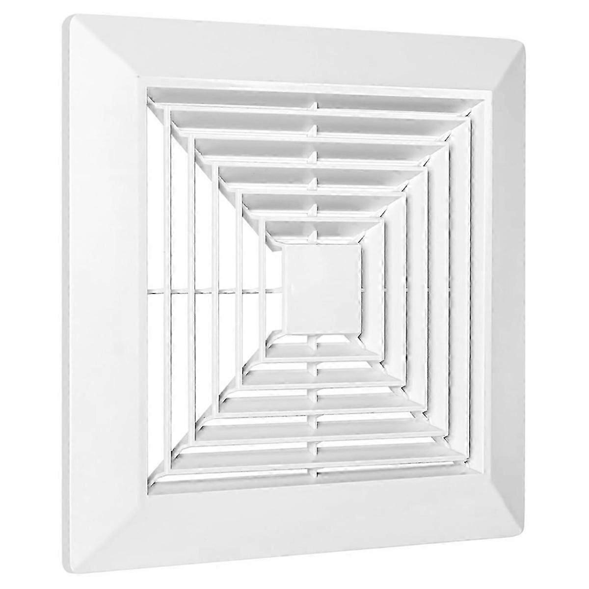 غطاء مروحة عادم الحمام مع قطع غيار الينابيع للسقف المربع أو مروحة العادم المثبتة على الحائط ، الحمام