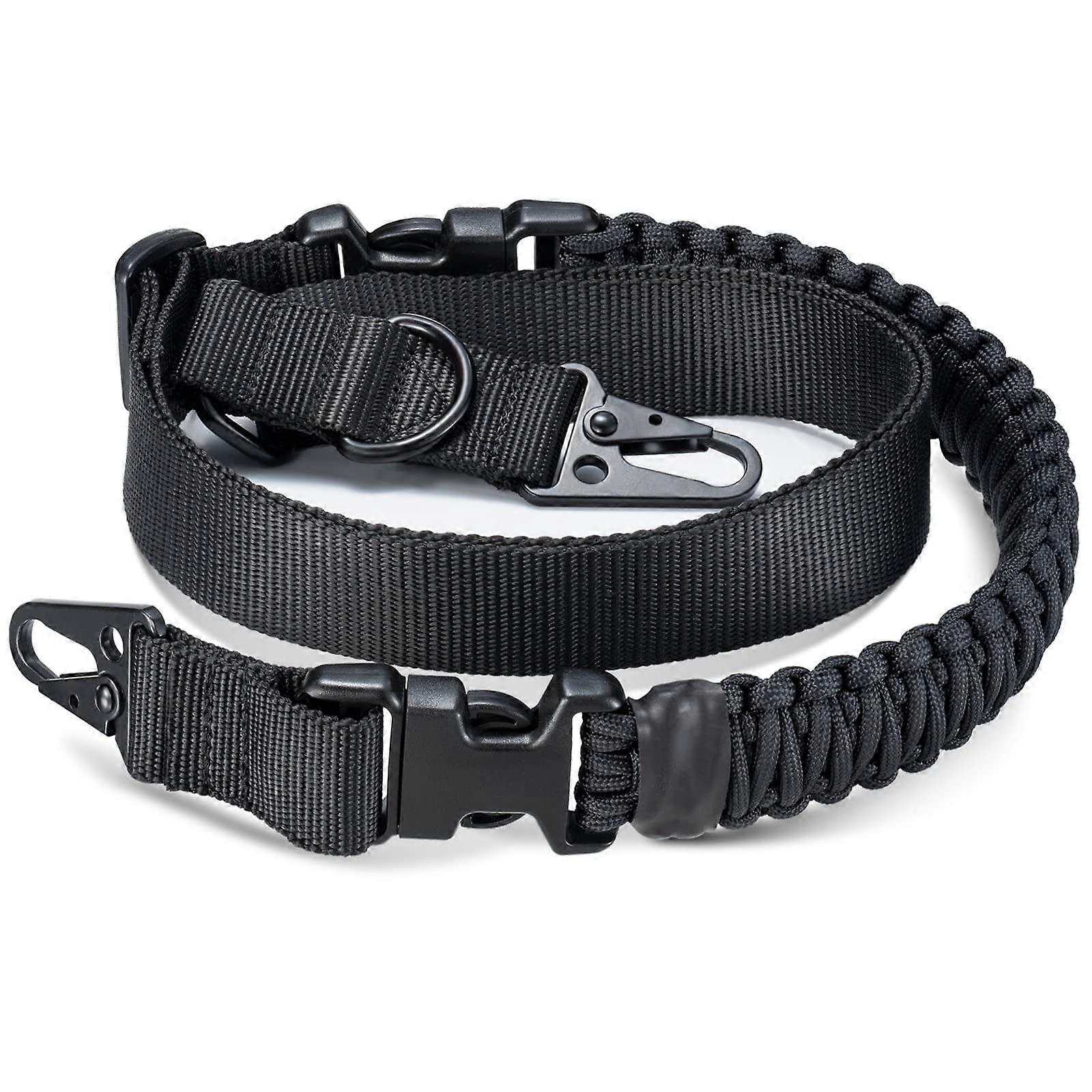 550 Paracord Sling Adjustable Length Larger with Opening Metal Hook