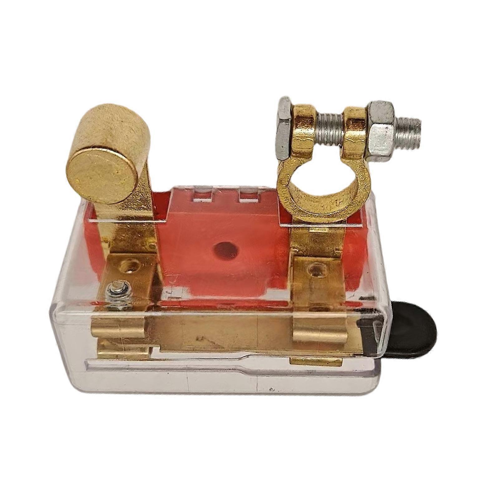 250A 12V/24V Battery Disconnect Switch with Top Post Negative Terminals Power Isolator for Extreme Weather Conditions