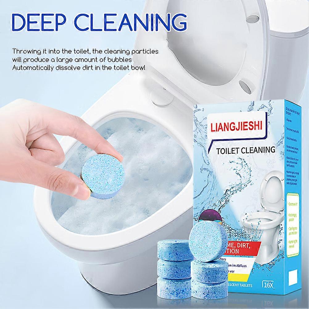 Powerful Toilet Cleaner & Deodorizer Tablets - Long-Lasting Descaling, Odor Removal, and Fresh Bathroom Scent