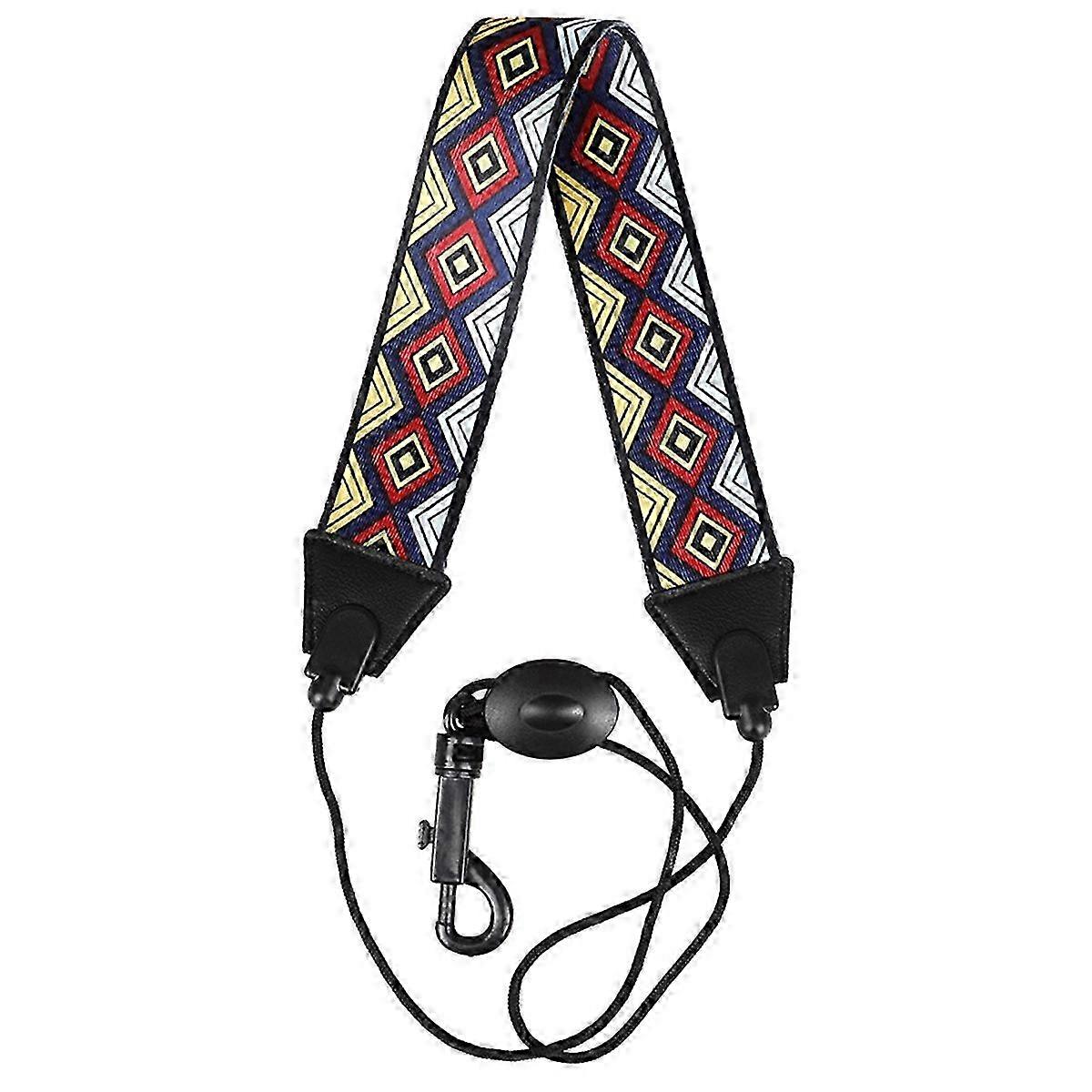 The Saxophone Neck Strap is Strong and , the Rope Not , and It is More Free to Retract and Release C